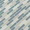 Ackland Palette Mist Brick 12 in. x 12 in. Glossy Glass Stone Glossy Glass Stone Mosaic Wall Tile, 20PK AKM-G-PAMI1X4BR-CA - alternate 5